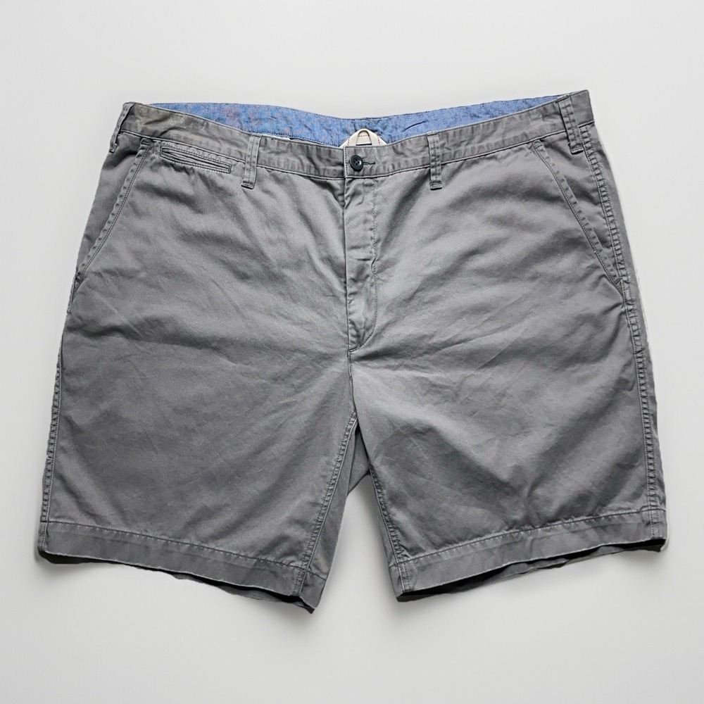 Polo Ralph Lauren Shorts Mens 44B Gray Khaki Classic Fit Chino Polo Logo Preppy